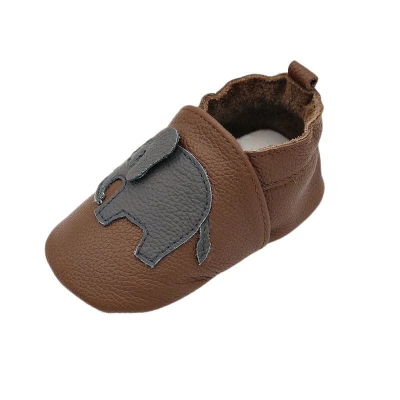 Chaussons Bébé en Cuir Premiers Pas