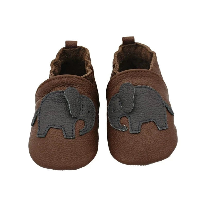 Chaussons Bébé en Cuir Premiers Pas