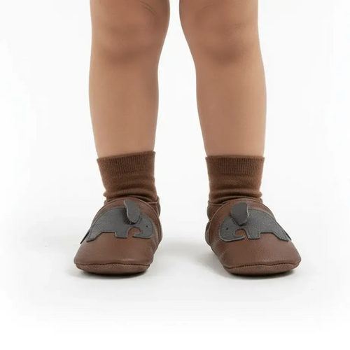 Chaussons Bébé en Cuir Premiers Pas