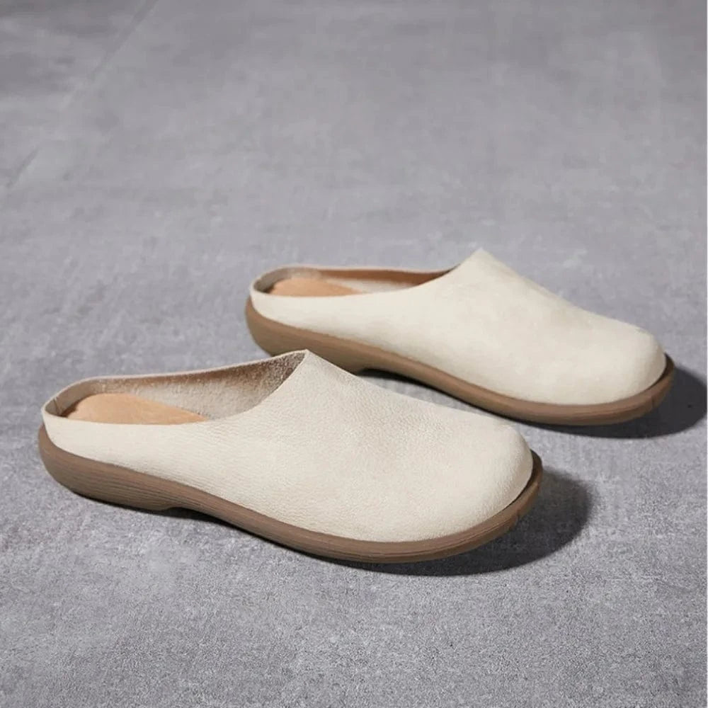 Chaussons Cuir Confort pour Femme