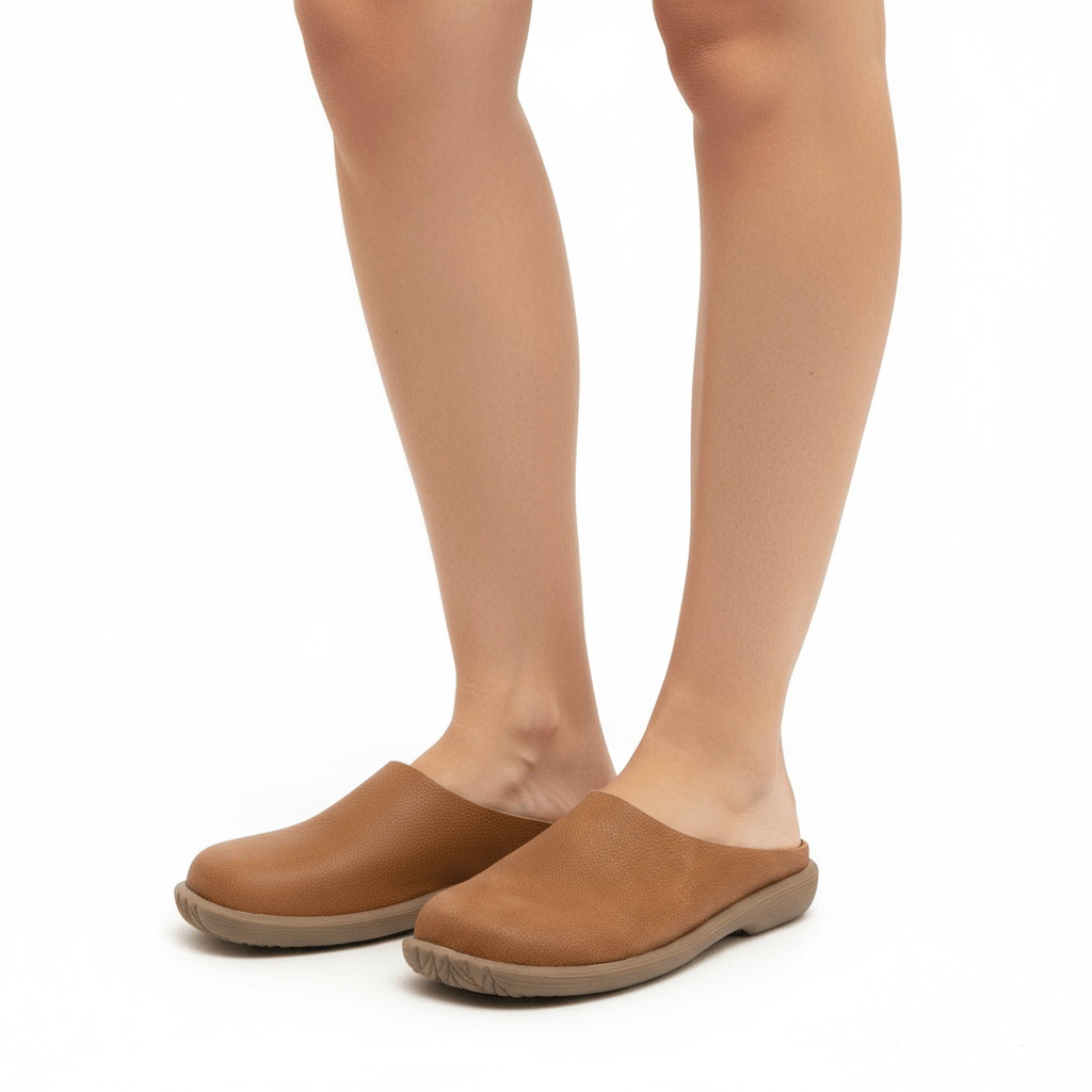 Chaussons Cuir Confort pour Femme