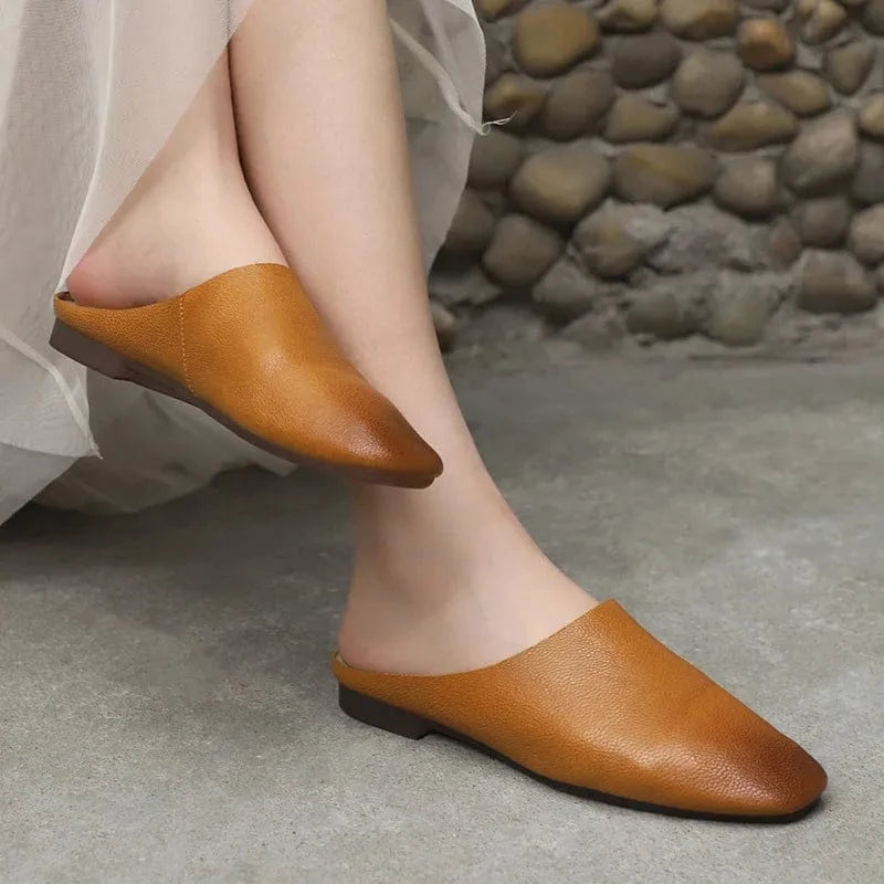 Chaussons en Cuir pour Femme