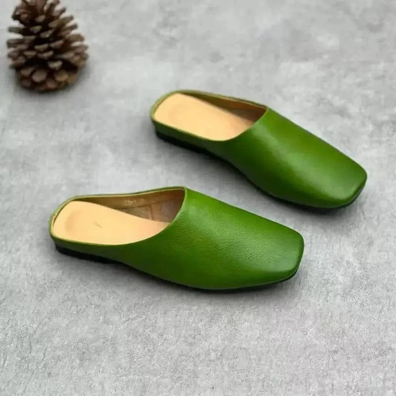 Chaussons en Cuir pour Femme