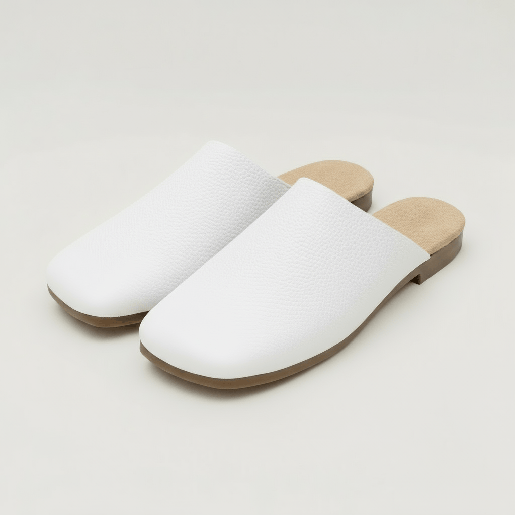 Chaussons en Cuir Souple Minimalistes