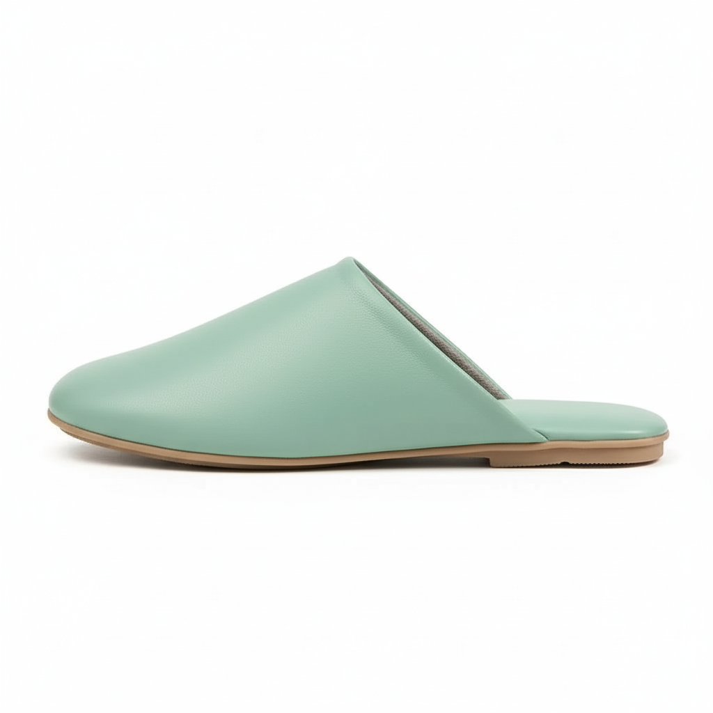 Chaussons en Cuir Souple pour Femme