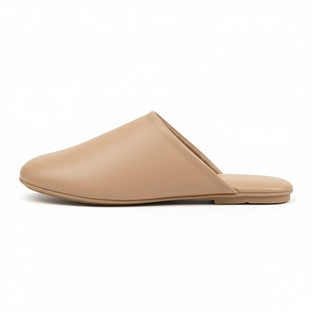 Chaussons en Cuir Souple pour Femme