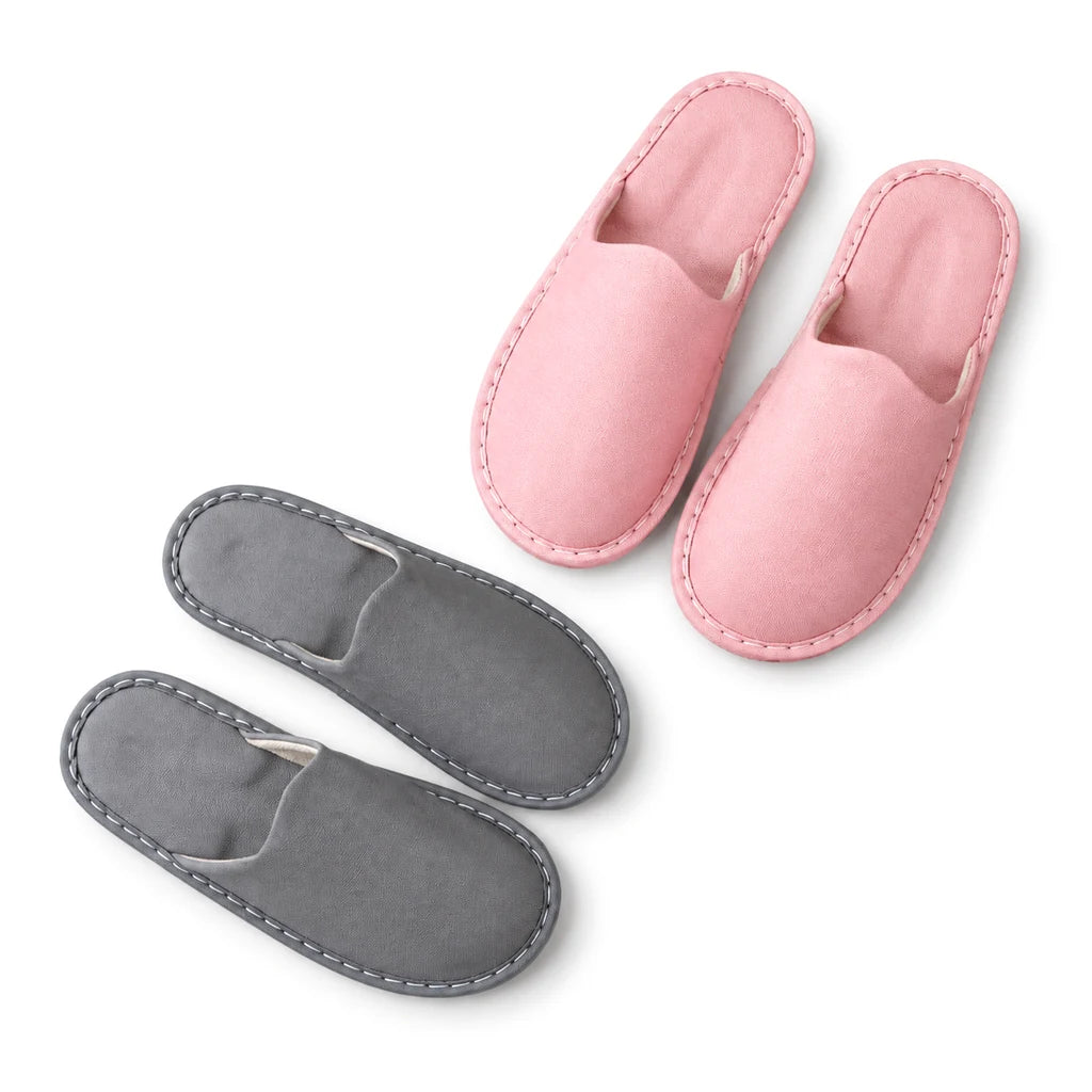 Chaussons en Cuir Surpiqué COPENHAGUE Bochausson les coloris réunis