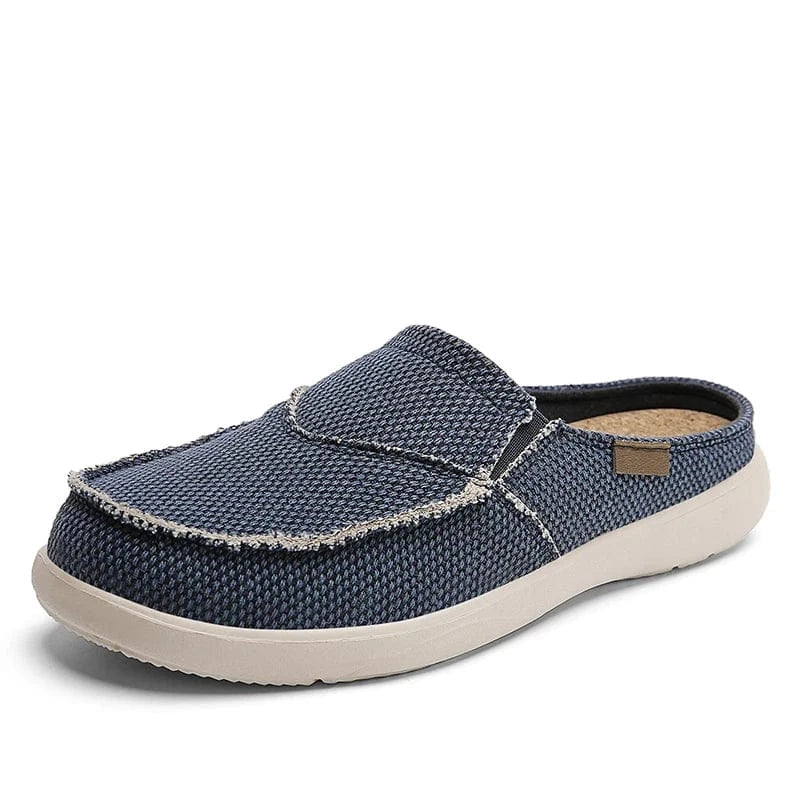 Chaussons en Toile pour Homme Bleu marine / 39