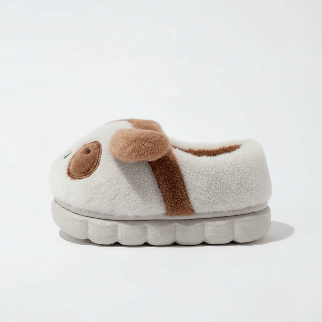 Chaussons Enfant Peluche Chien