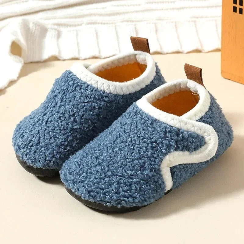 Chaussons Souples pour Enfant Bleu / 20-21