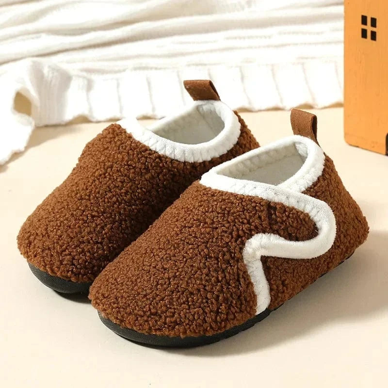 Chaussons Souples pour Enfant Marron / 20-21