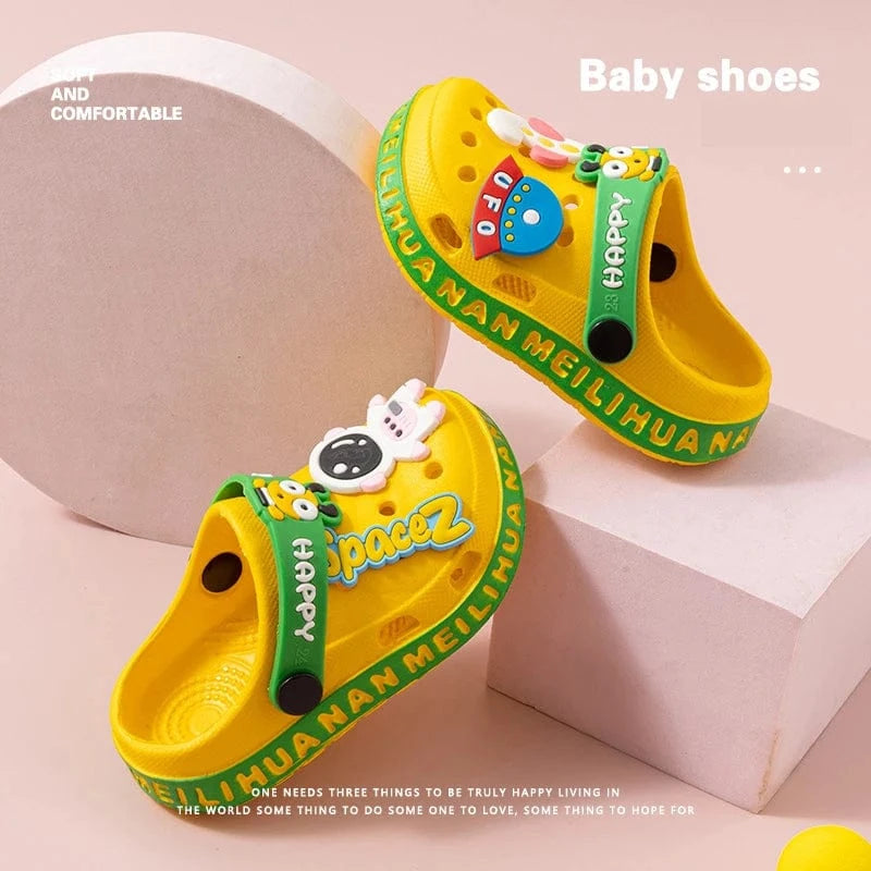 Chaussons Été Garçon Astronaute Jaune / 22