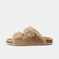 Chaussons Ouverts en Fausse Fourrure