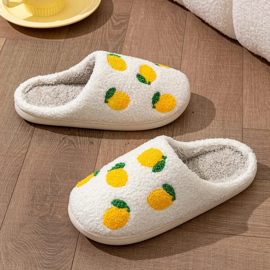 Chaussons Citron pour Femme