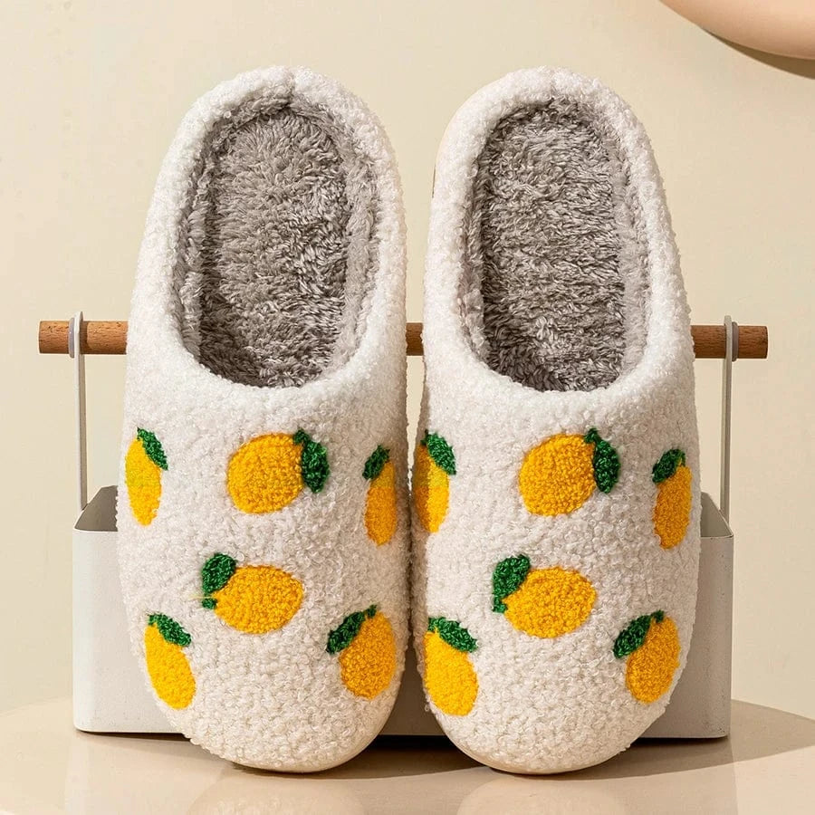 Chaussons Citron pour Femme