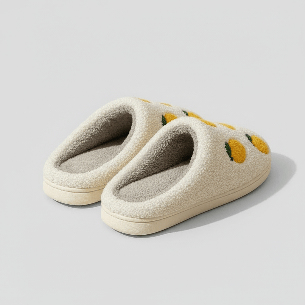 Chaussons Citron pour Femme