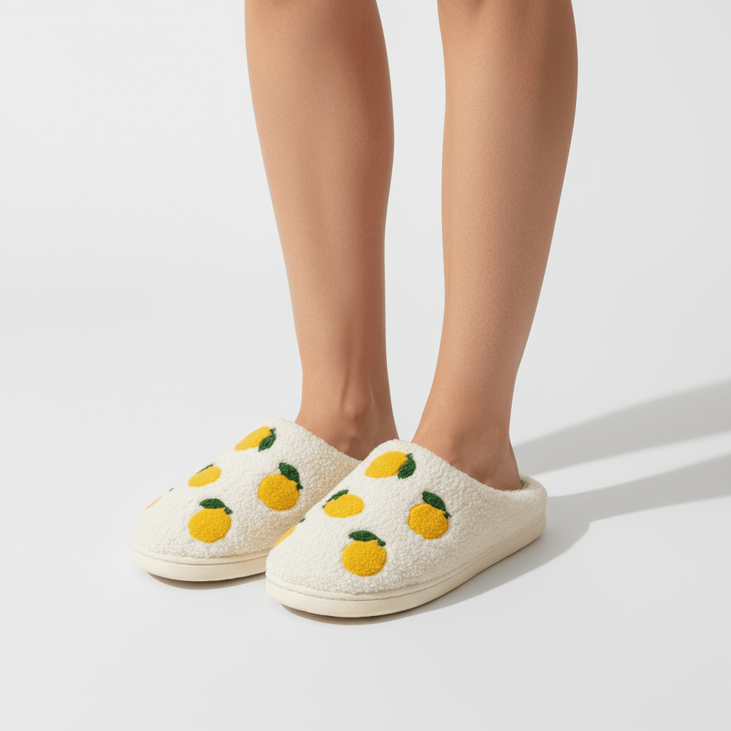 Chaussons Citron pour Femme
