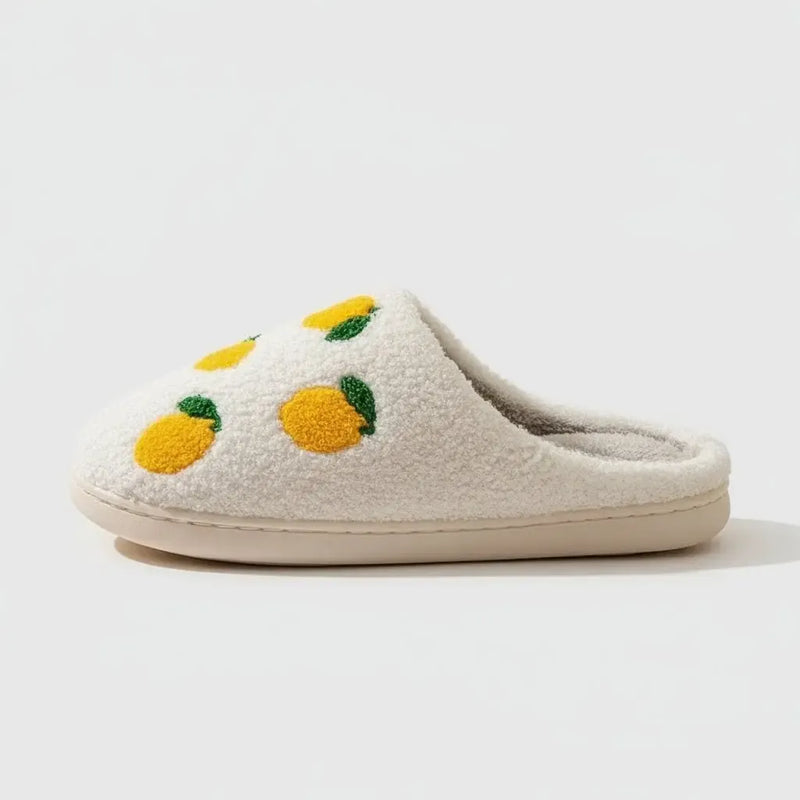 Chaussons Citron pour Femme