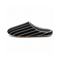 Chaussons femme été coton rayé Bochausson vue de face