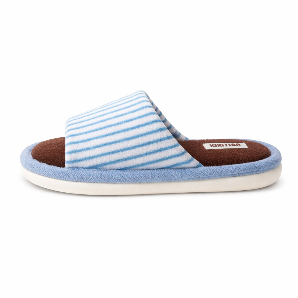 Chaussons femme été ouverts Bochausson vue portee