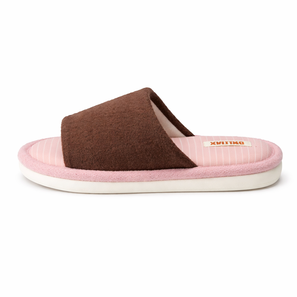 Chaussons femme été ouverts Bochausson vue arriere