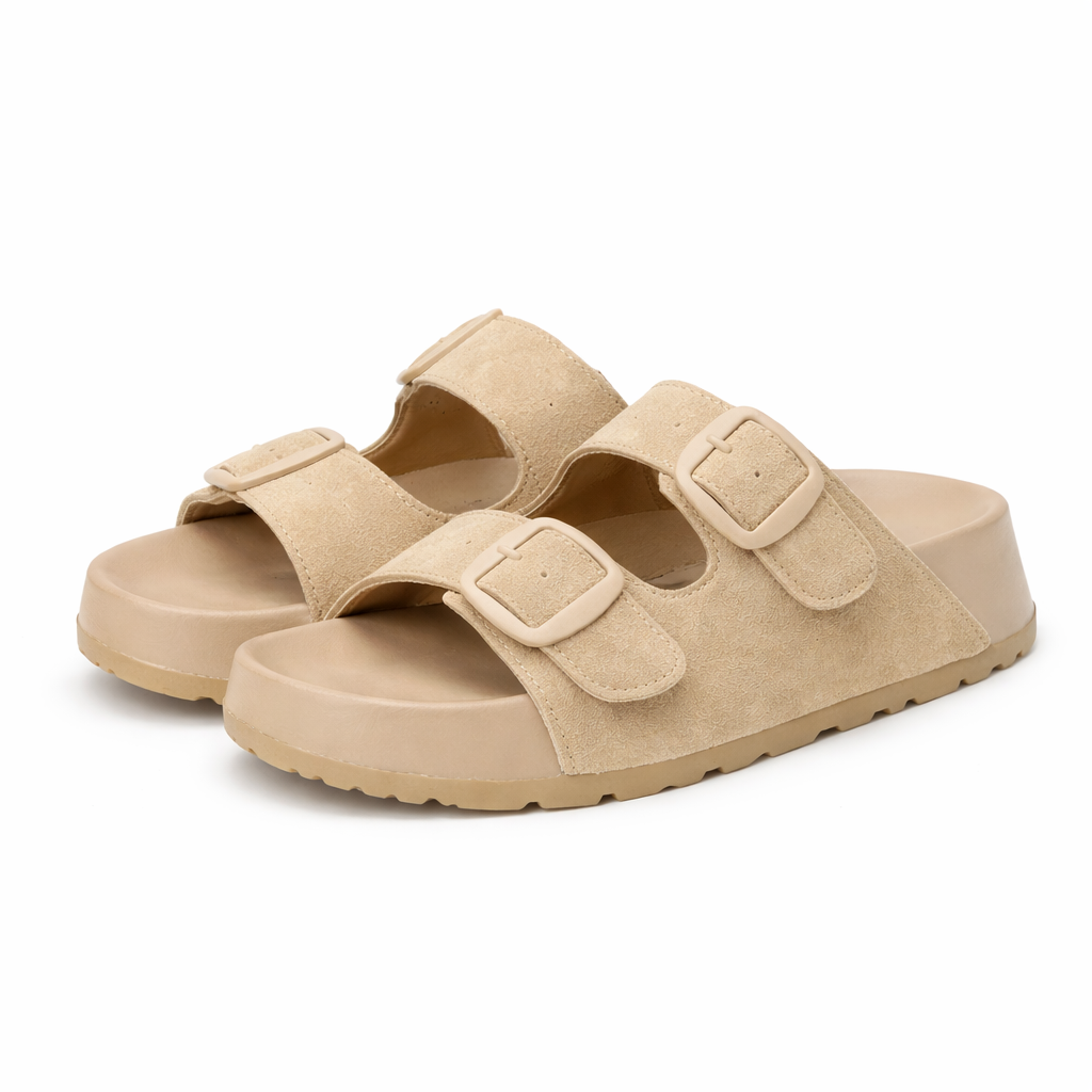 Chaussons femme été sandales Bochausson vue de profil