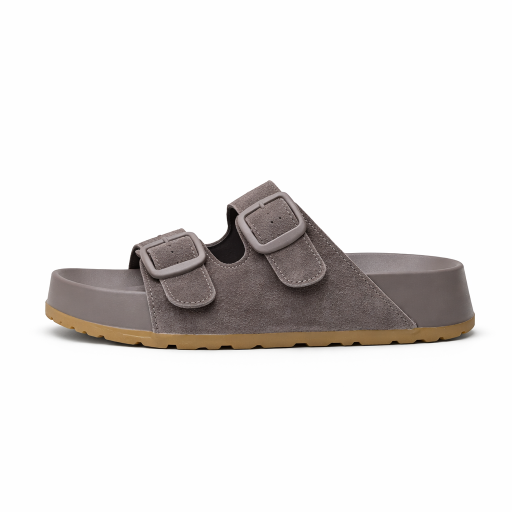 Chaussons femme été sandales Bochausson vue portee