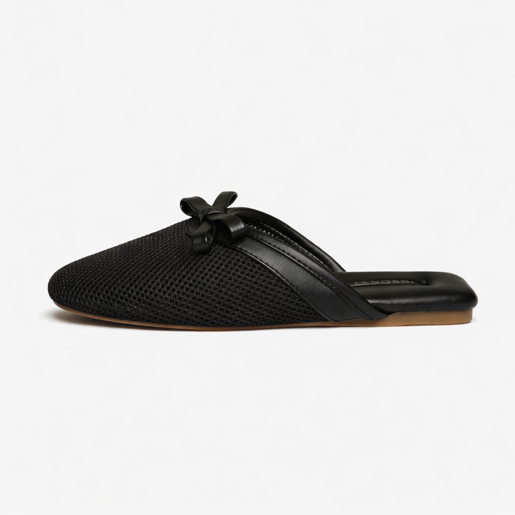 Chaussons femme mules en mesh Bochausson vue complete