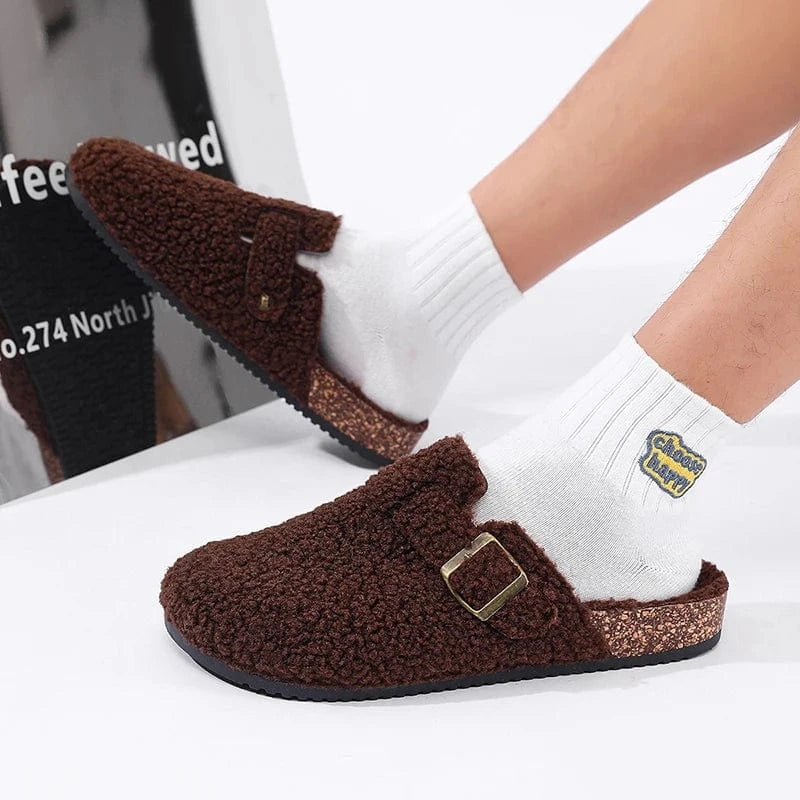 Chaussons Sabots Fourrés pour Femme