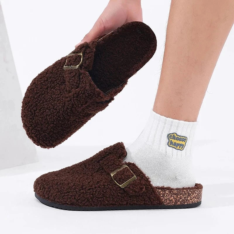 Chaussons Sabots Fourrés pour Femme