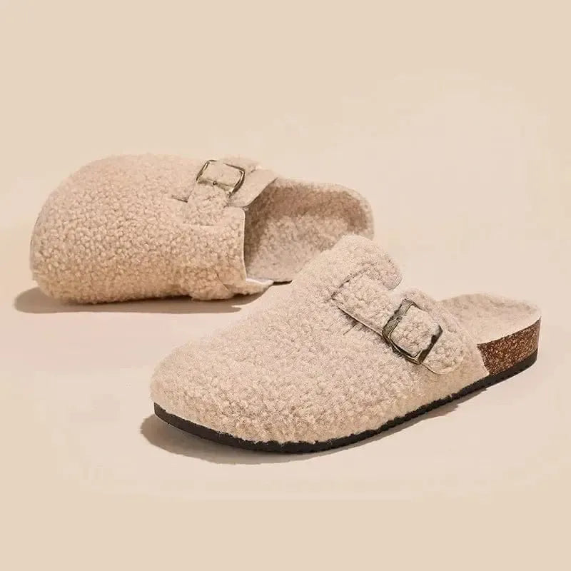 Chaussons Sabots Fourrés pour Femme