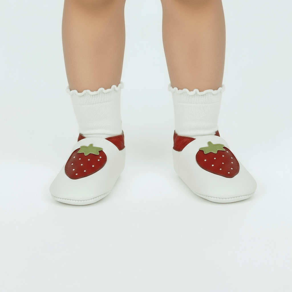 Chaussons Fraise pour Bébé