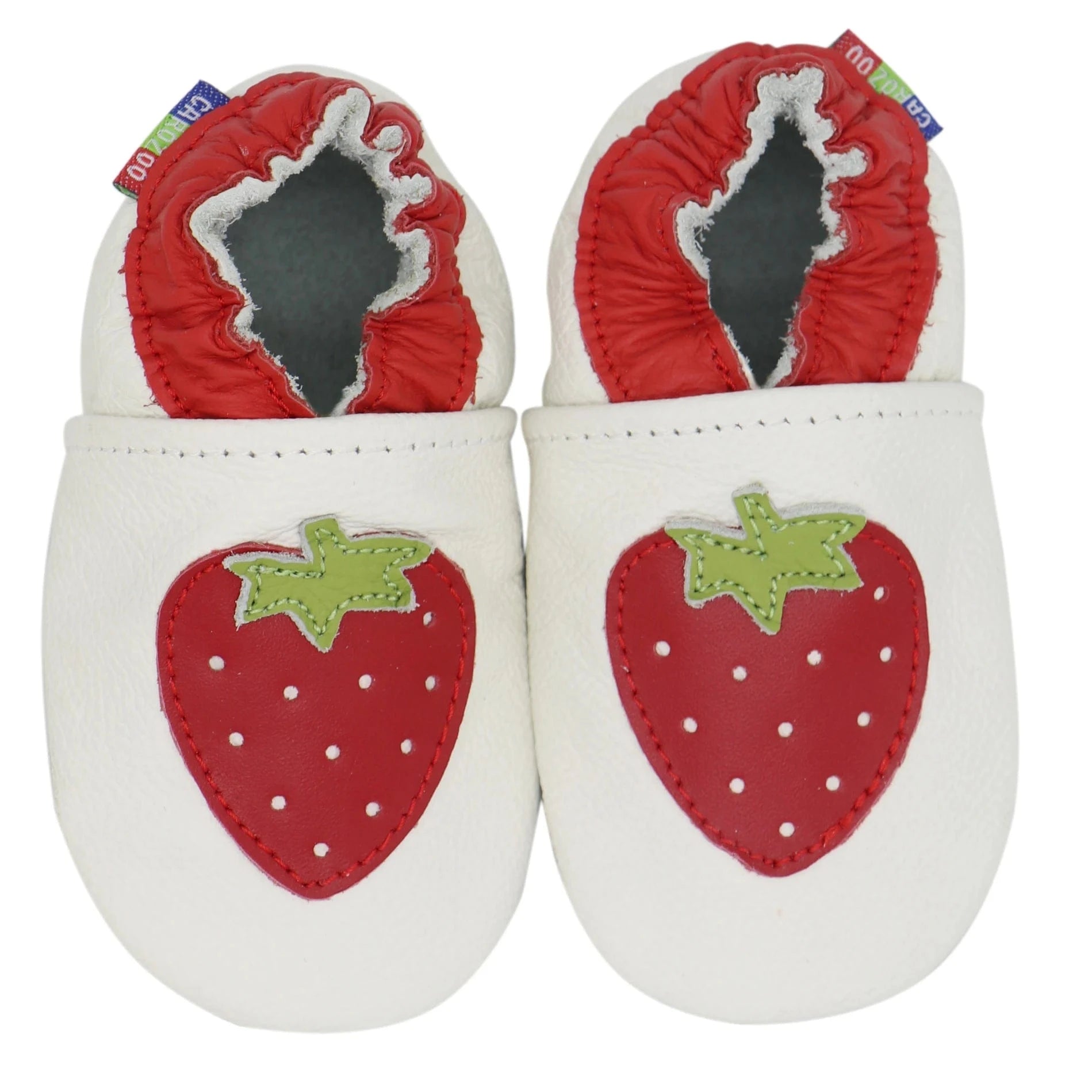 Chaussons Fraise pour Bébé Rouge / 17-18