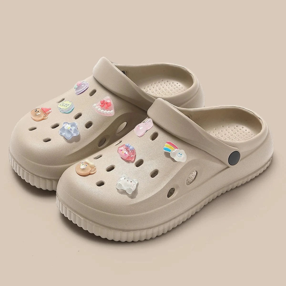Chaussons Fun pour Femme Beige / 35-36