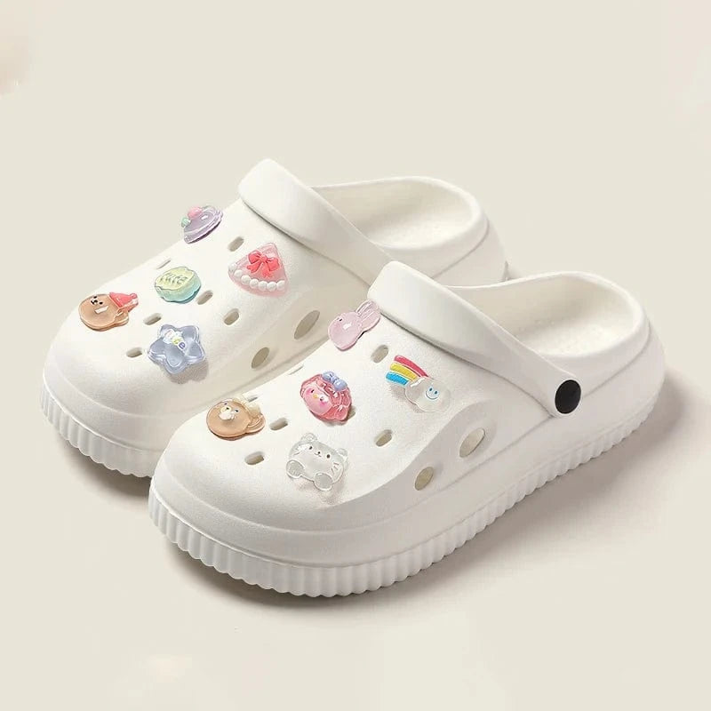 Chaussons Fun pour Femme Blanc / 35-36