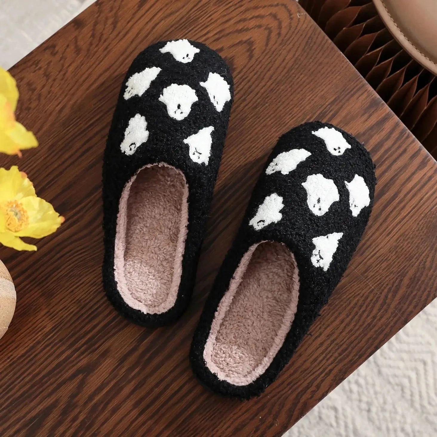 Chaussons Halloween Adulte Noir / 35-36