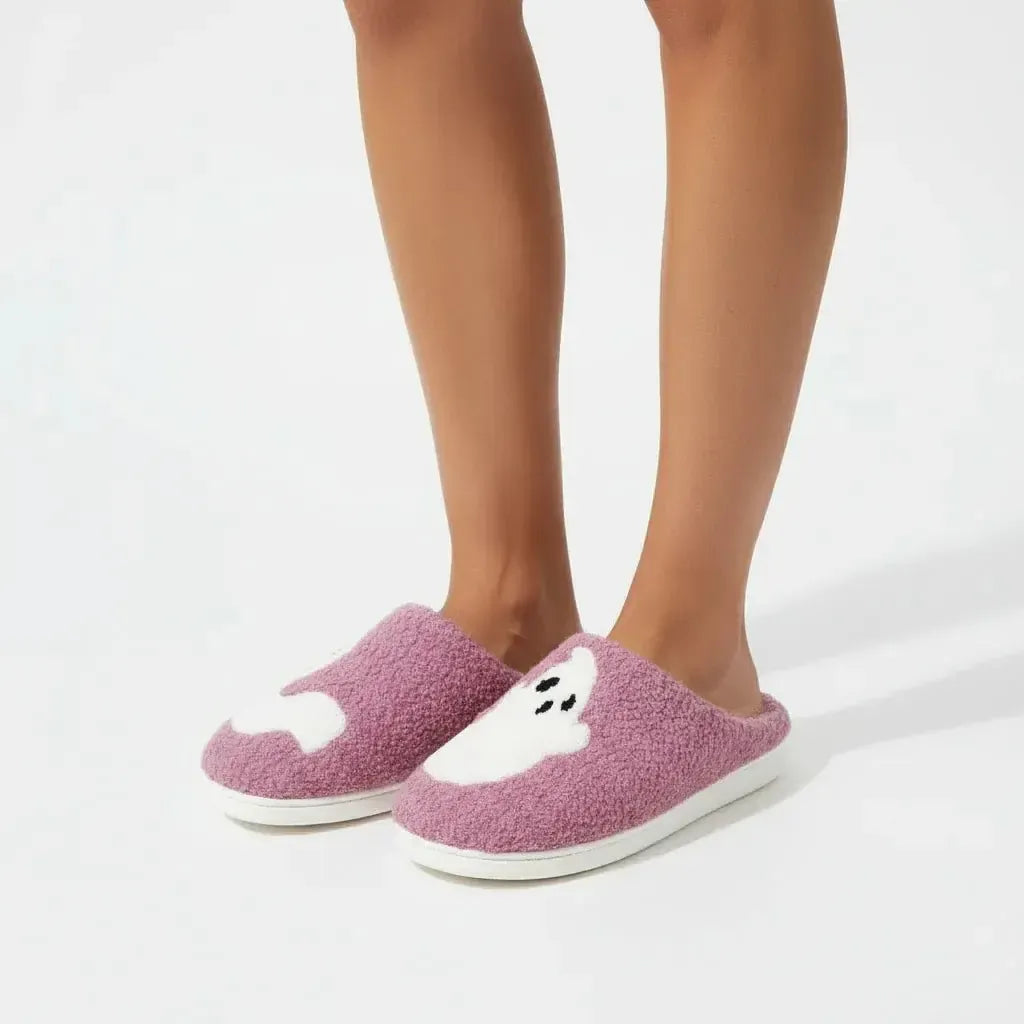 Chaussons Halloween Rose