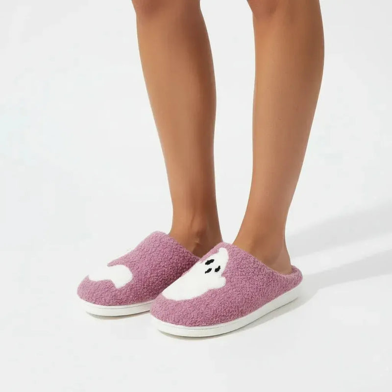 Chaussons Halloween Rose