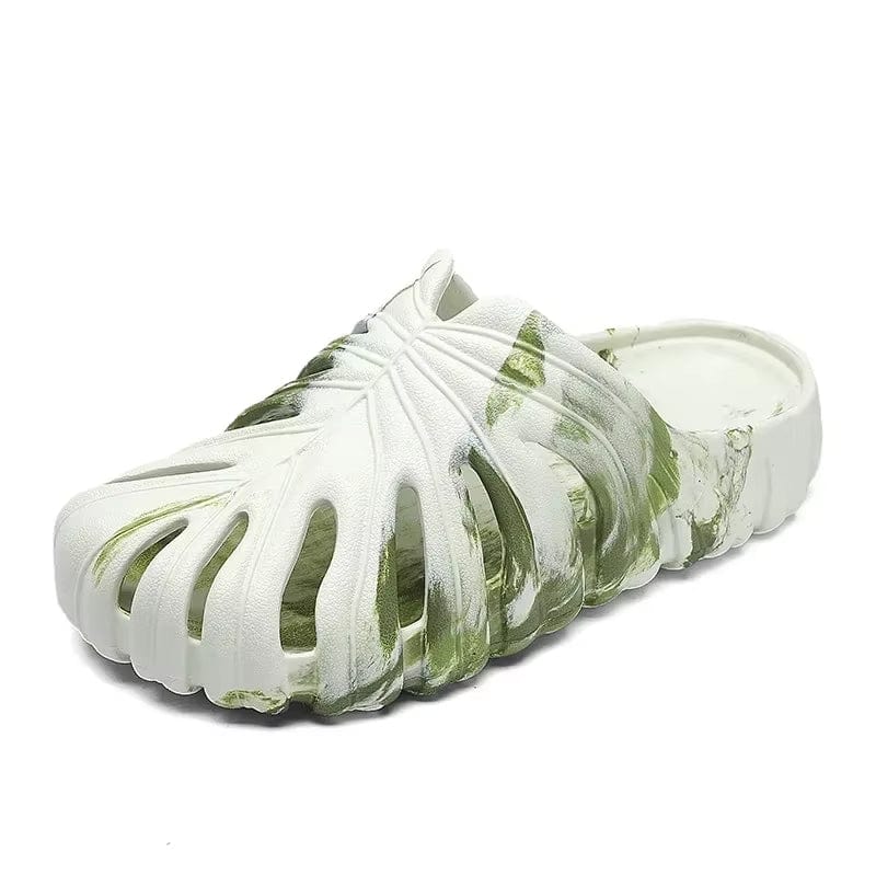 Chaussons Homme Mules Fantaisie Blanc / 35-36