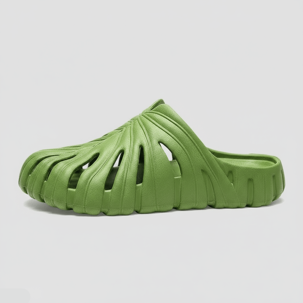 Chaussons Homme Mules Fantaisie Vert / 35-36