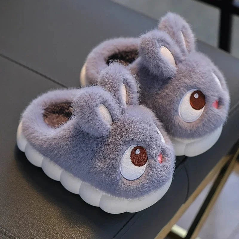 Chaussons Lapin pour Enfant Gris / 22-23