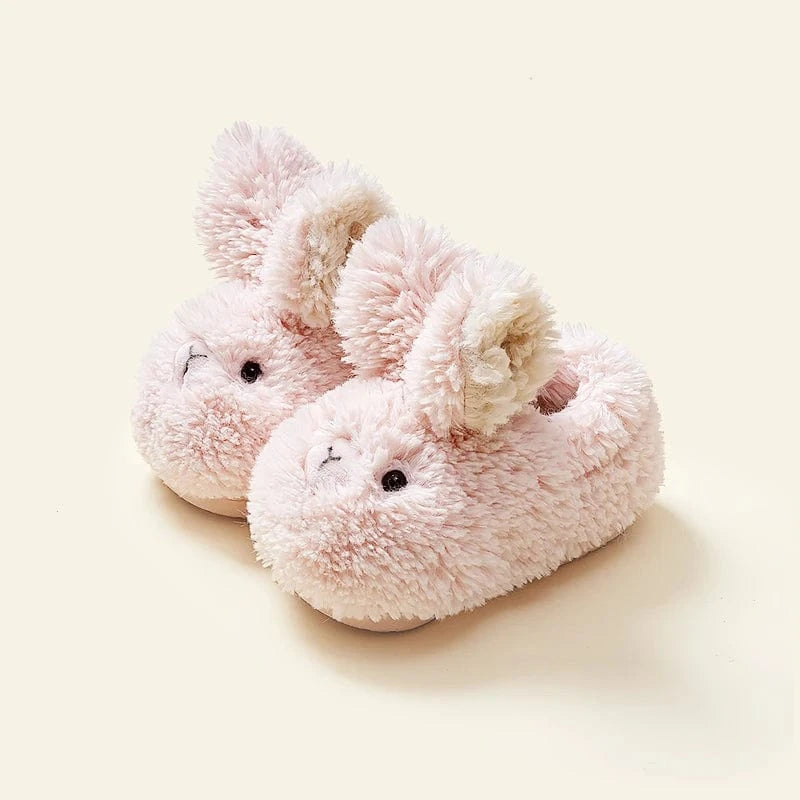 Chaussons Lapin pour Enfant Rose Clair / 21-22