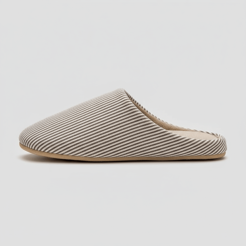 Chaussons Minimalistes Rayés