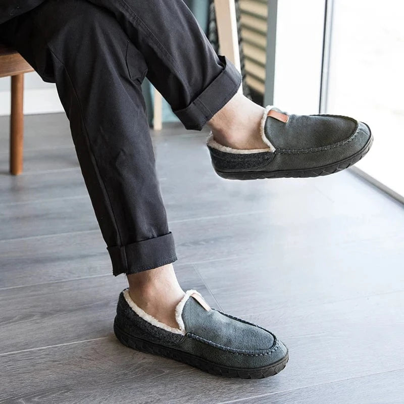 Chaussons Mocassins Fourrés pour Homme