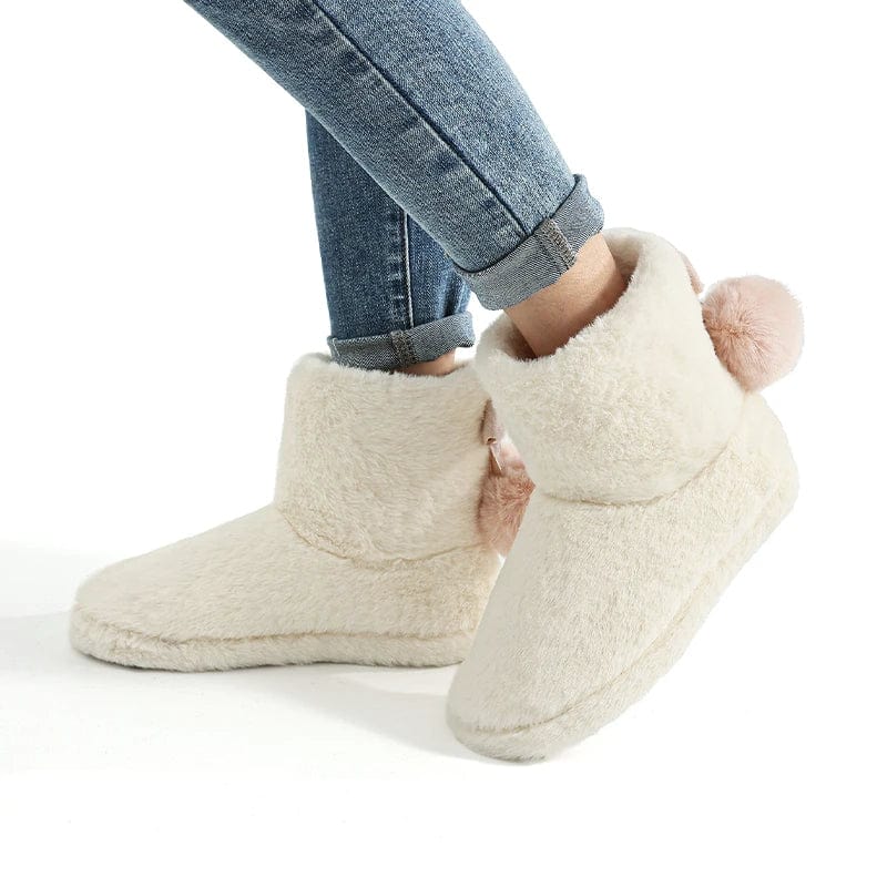 Chaussons Montants Chauds pour Femme