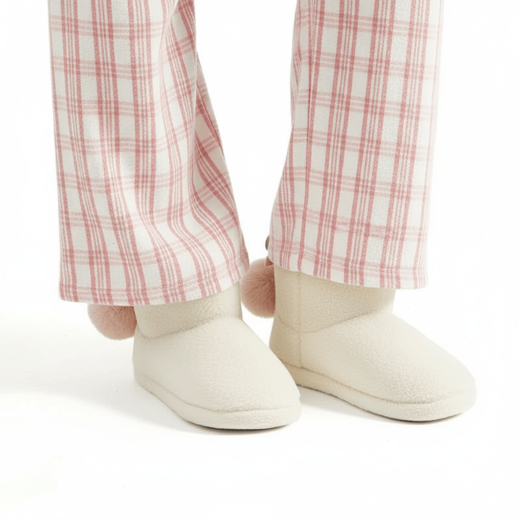 Chaussons Montants Chauds pour Femme
