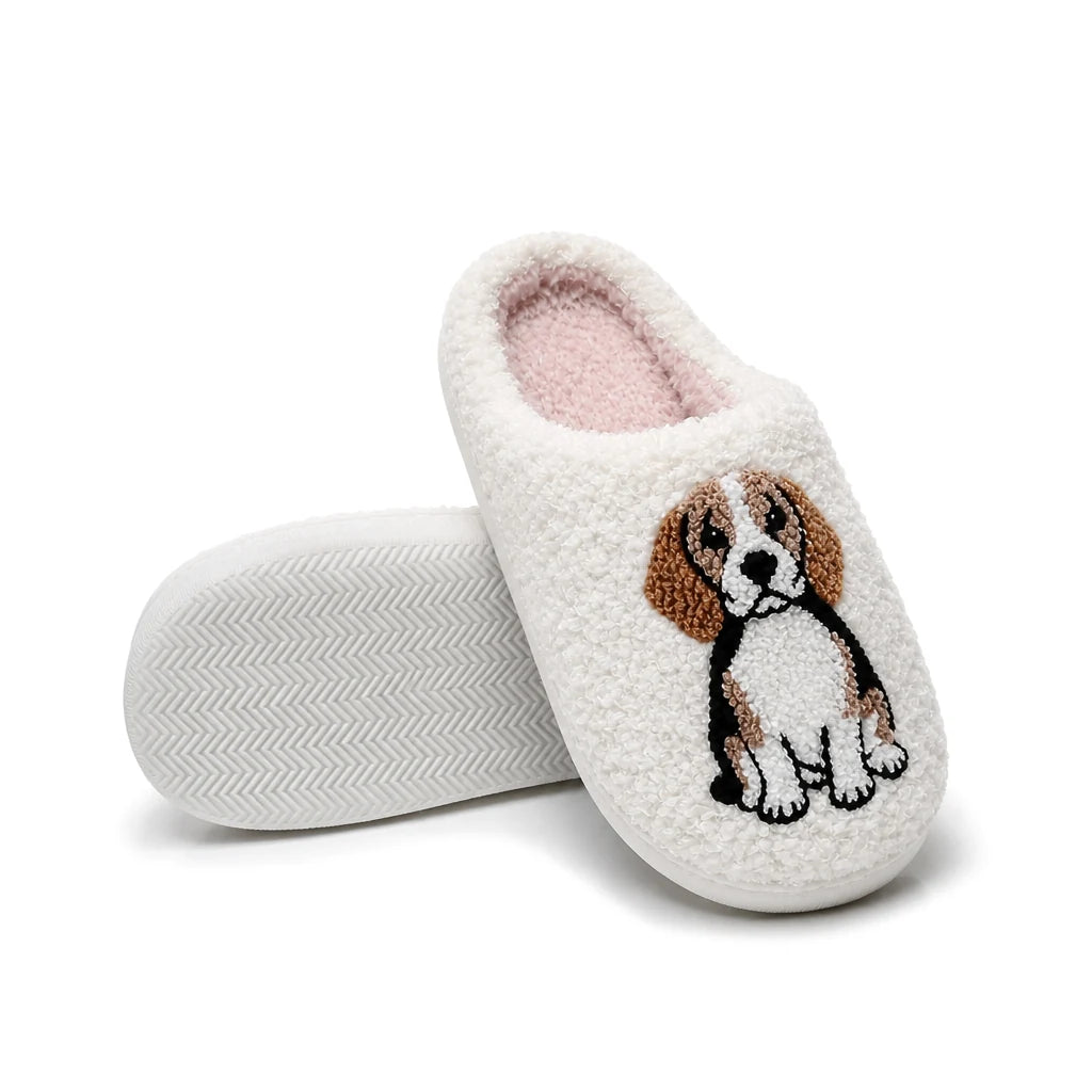 Chaussons Moumoute Beagle Bochausson semelle antidérapante