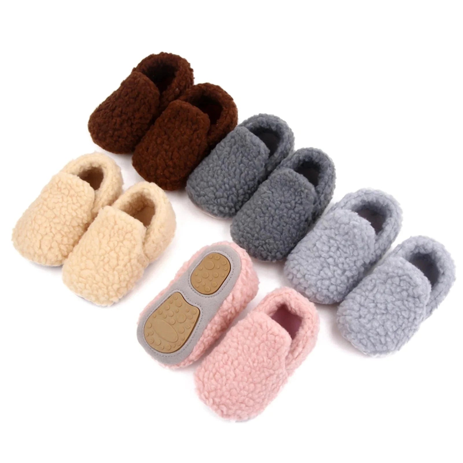 Chaussons en Moumoute pour Bébé