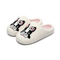 Chaussons Moumoute Bouledogue Bochausson vue trois-quarts de la paire