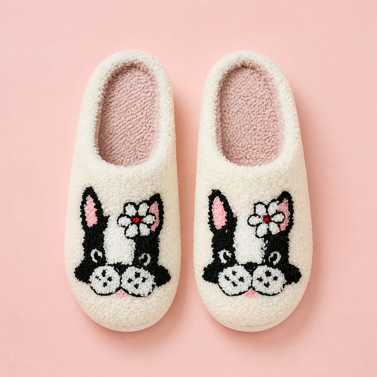 Chaussons Moumoute Bouledogue Bochausson mise en scène